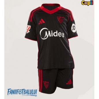 Sevilla Echipament de Fotbal Replică 2025-26 Copii Treilea (+ Șorturi)
